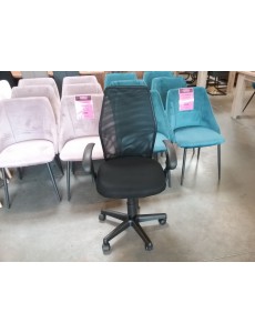 CHAISE DE BUREAU "JOB" NOIR 