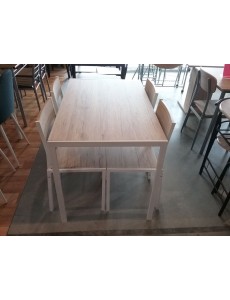 TABLE + 4 CHAISES MOD....