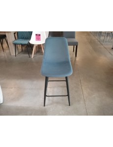 CHAISE DE BAR "BOY" BLEU...
