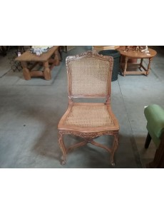 CHAISE RUSTIQUE CANNÉE
