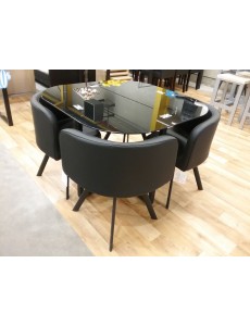 TABLE + 4 CHAISES CANNES...