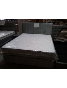 BOXSPRINGS "CLARA" 90CM GRIS