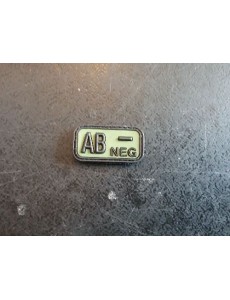 PATCH 3D PVC NOIR/VERT "AB...