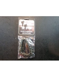 MOUSQUETONS PLASTIQUE VERT X 2