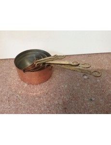 LOT DE POELES  CUIVRE