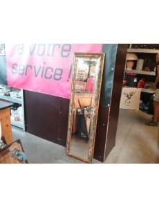 MIROIR  CONTOUR DORÉ FLEURI...