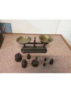 BALANCE CUIVRE  + POIDS