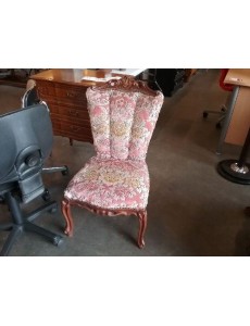 FAUTEUIL BOIS TISSUS