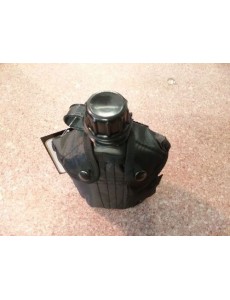 GOURDE PLASTIQUE NOIRE 1L +...