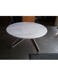 TABLE BASSE  MARBRE BLANC