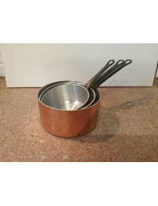 LOT DE POELONS CUIVRE