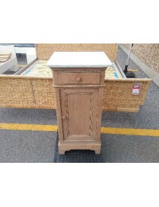 CHEVET CHÊNE DESSUS MARBRE