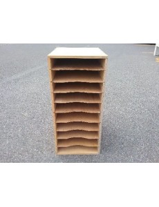 CASIER BOIS COURRIER