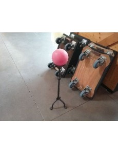 BOUGEOIR FER FORGÉ + BOUGIE