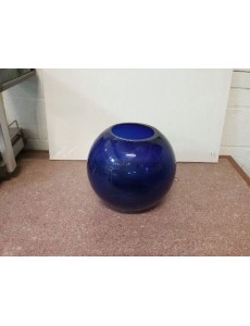 VASE BOULE BLEUE 
