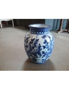VASE ASIATIQUE BLEU