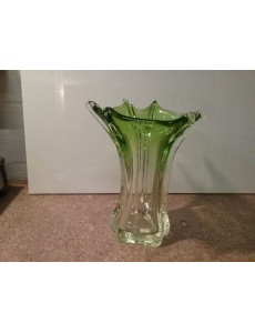 VASE CRISTAL VERT