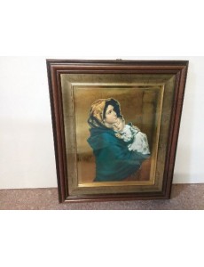 CADRE "VIERGE ET L ENFANT"