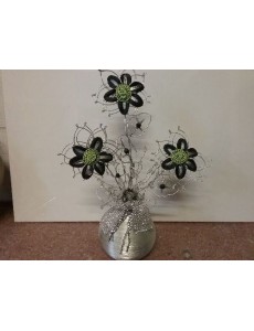 DÉCO FLORALE ARGENTÉ