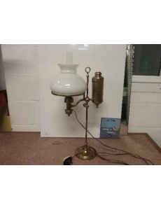 LAMPE QUINQUET LAITON