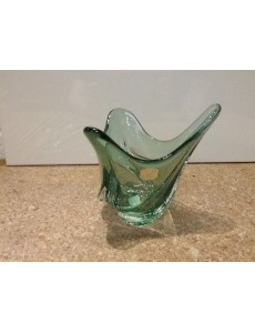 VASE CRISTAL VERT