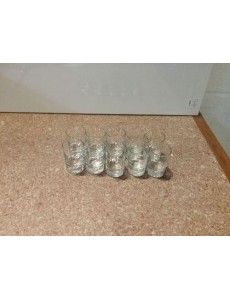 LOT DE VERRES A GOUTTES