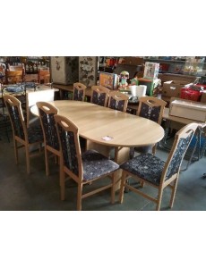 TABLE MODERNE + 8 CHAISES