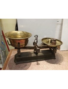 BALANCE 2 PLATEAUX + POIDS