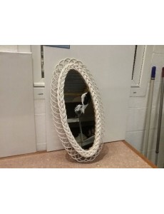 MIROIR OVALE OSIER