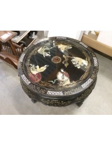 TABLE BASSE CHINOISE RONDE