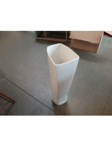 VASE BLANC DESIGN  GM