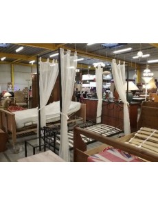 LIT BALDAQUIN METAL NOIR +...