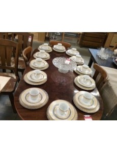 SERVICE A DINNER CONTOUR JAUNE