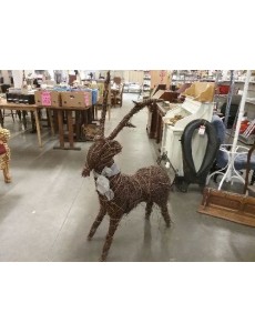 DÉCO CERF PAILLE
