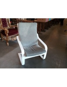 FAUTEUIL RELAX BLANC TISSU...