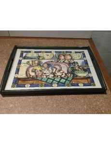 PLATEAU DESSERTE "CHAT"