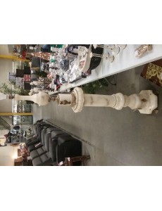 COLONNE SUR PIED + LAMPE