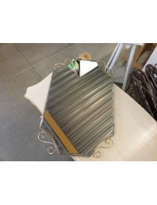 MIROIR CONTOUR DORÉ