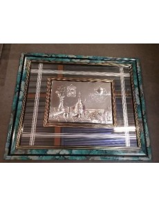 MIROIR DÉCO ARGENTÉ