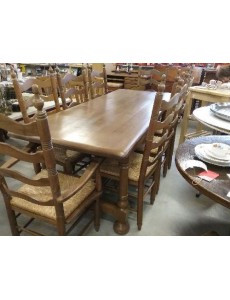 TABLE EN CHENE 205 X 85 X 75