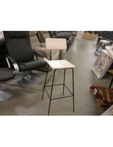 CHAISE HAUTE METAL/BOIS