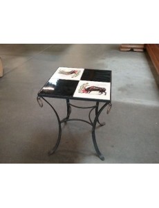 TABLE BASSE CARRELÉE