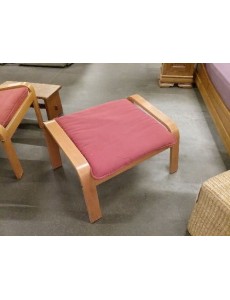 REPOSE PIEDS TISSU FRAISE