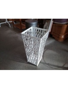 PORTE PARAPLUIES METAL BLANC