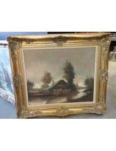 PEINTURE HUILE MAISON...