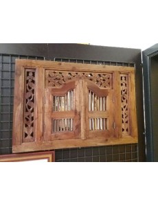 MIROIR BOIS A VOLETS