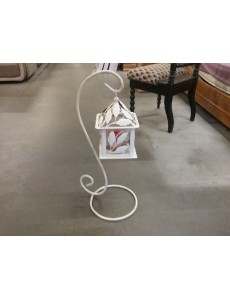 LANTERNE MÉTAL BLANC