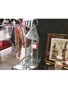 BOUGEOIR INOX H. 70 CM