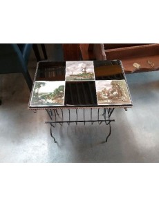 PORTE JOURNAUX FER FORGÉ