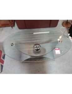 TABLE BASSE VITRÉE 